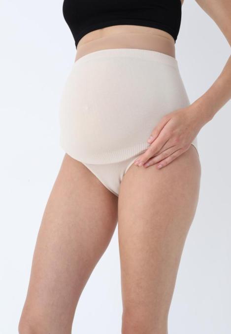 Chilot Maternitate din Modal ,Culoare Bej,Engros